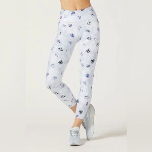 Wear It To Heart High Waist Reversible Leggings In Asteroid Silver Size XS NWT